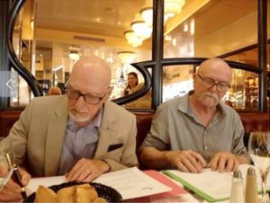 Albert Salon et Serge Dubief
